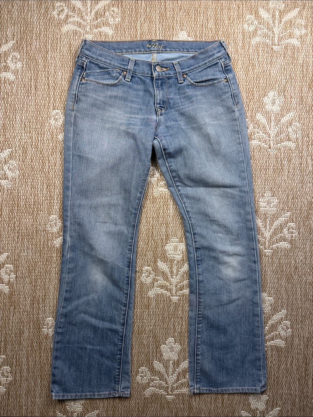 Old Navy Light Blue Straight-Leg Jeans